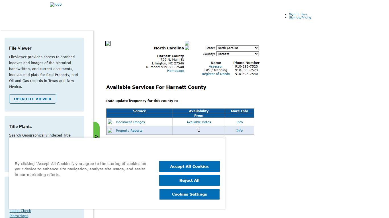 Search Harnett County Public Property Records Online | CourthouseDirect.com